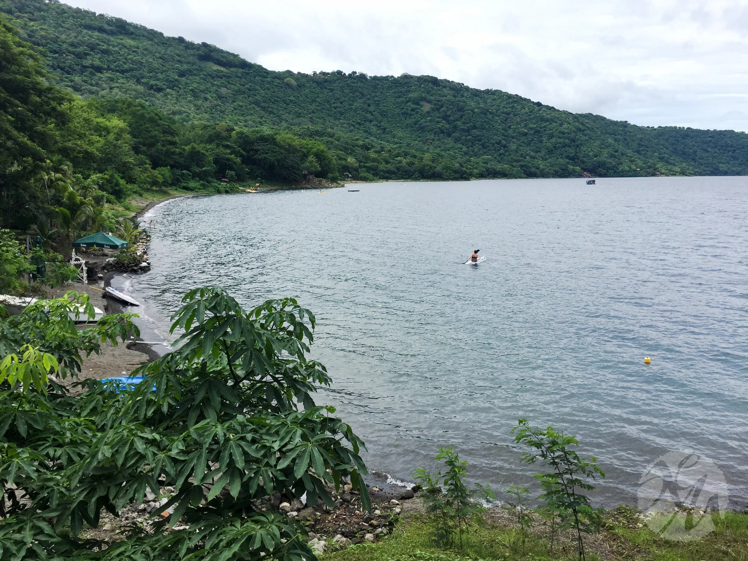 Pristine and serene Laguna de Apoyo.