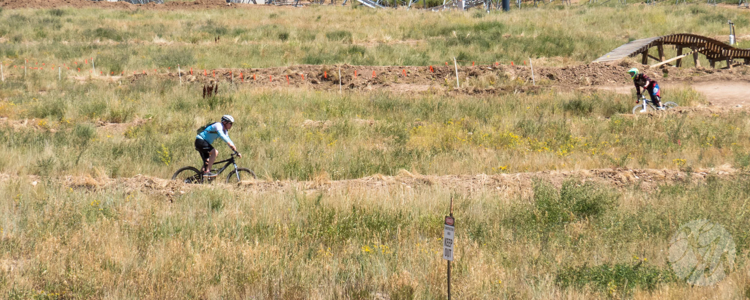 Those are the trails we're riding, right? Wrong.