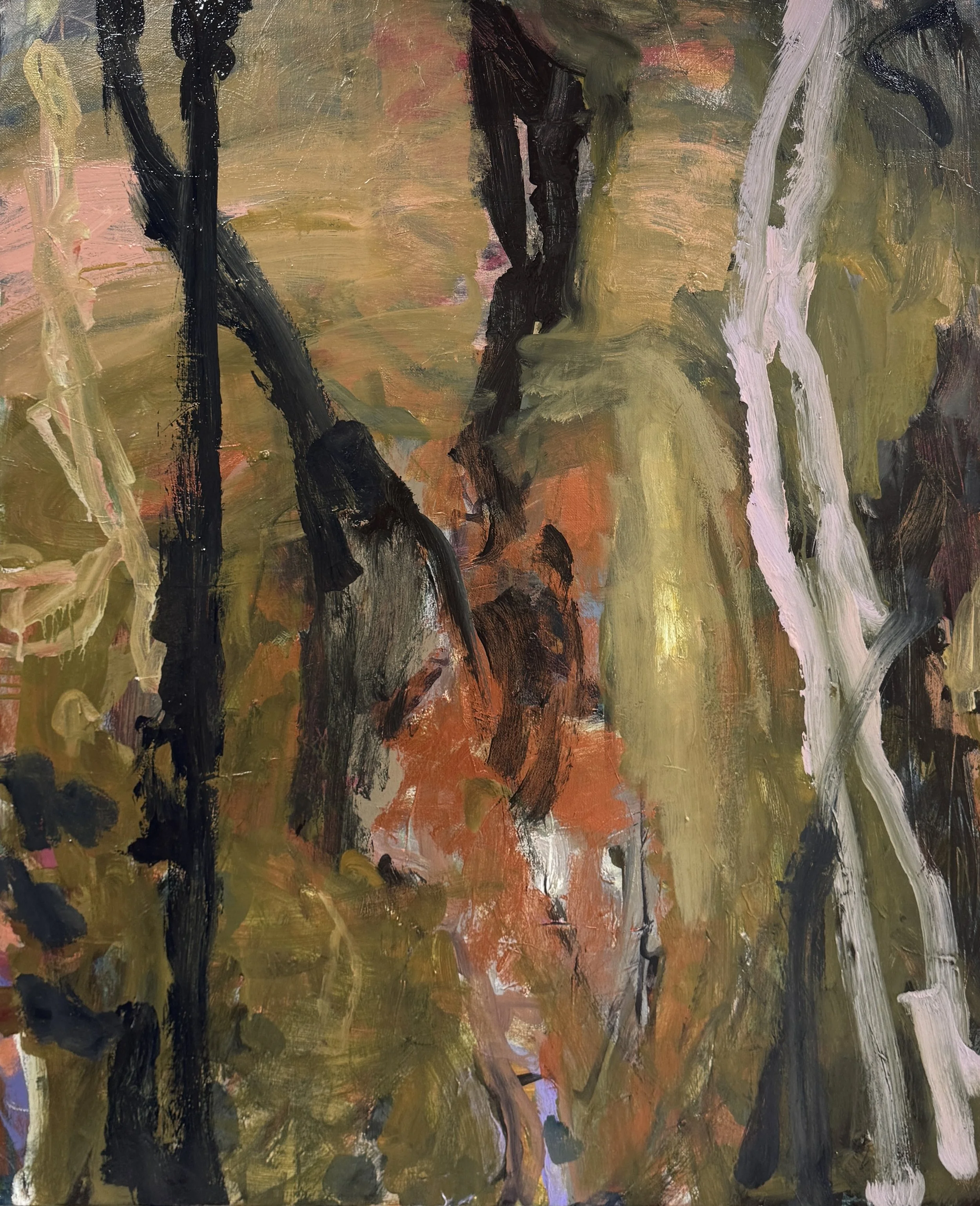 Follow the trees up the Hill, Alexandra Plim, 122 x 102cm, acrylic on canvas.jpg