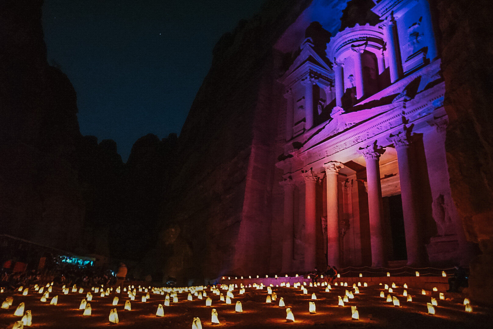  It was so beautiful with all the candles lit. Try to get there ahead of everyone on the walk. 