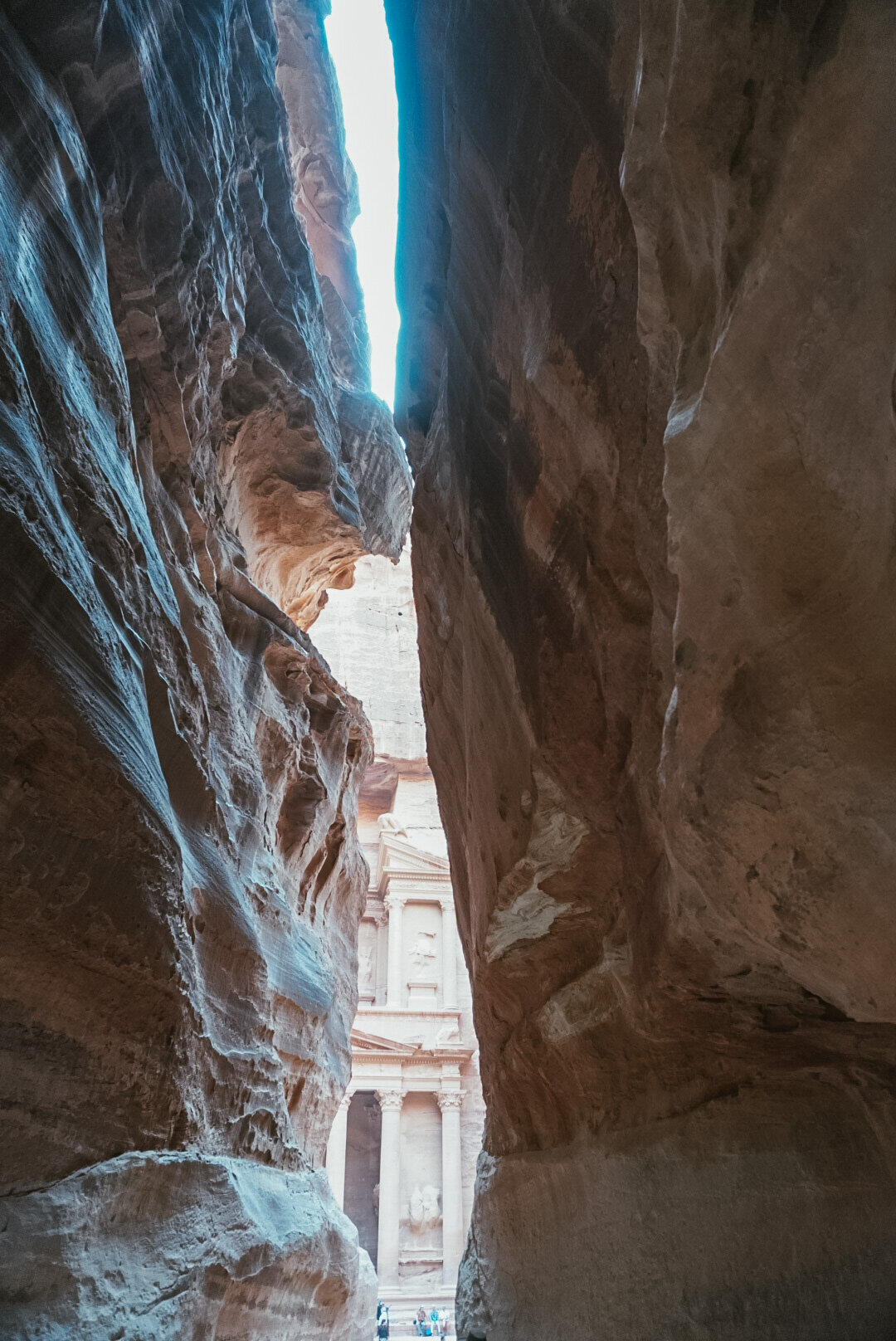  This is your view walking through the Siq. 