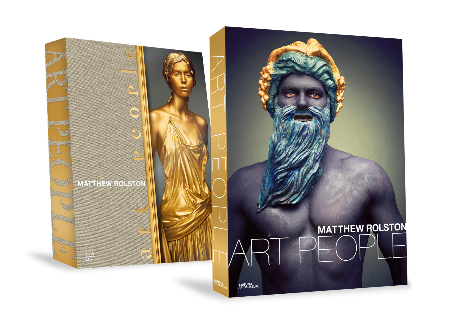 Matthew Rolston, Art People: The Pageant Portraits, Exhibition Catalogue (L: Collector's Edition, R: Trade Edition). Published by Laguna Art Museum.