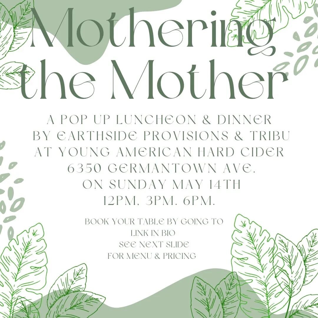 #SavetheDate for Mothering The Mother: a special luncheon and dinner in honor of all those identifying as mammas and mapas at heart, and to every loving, nurturing presence who we love so much! Treat someone you love to the gift of a nourishing, six 