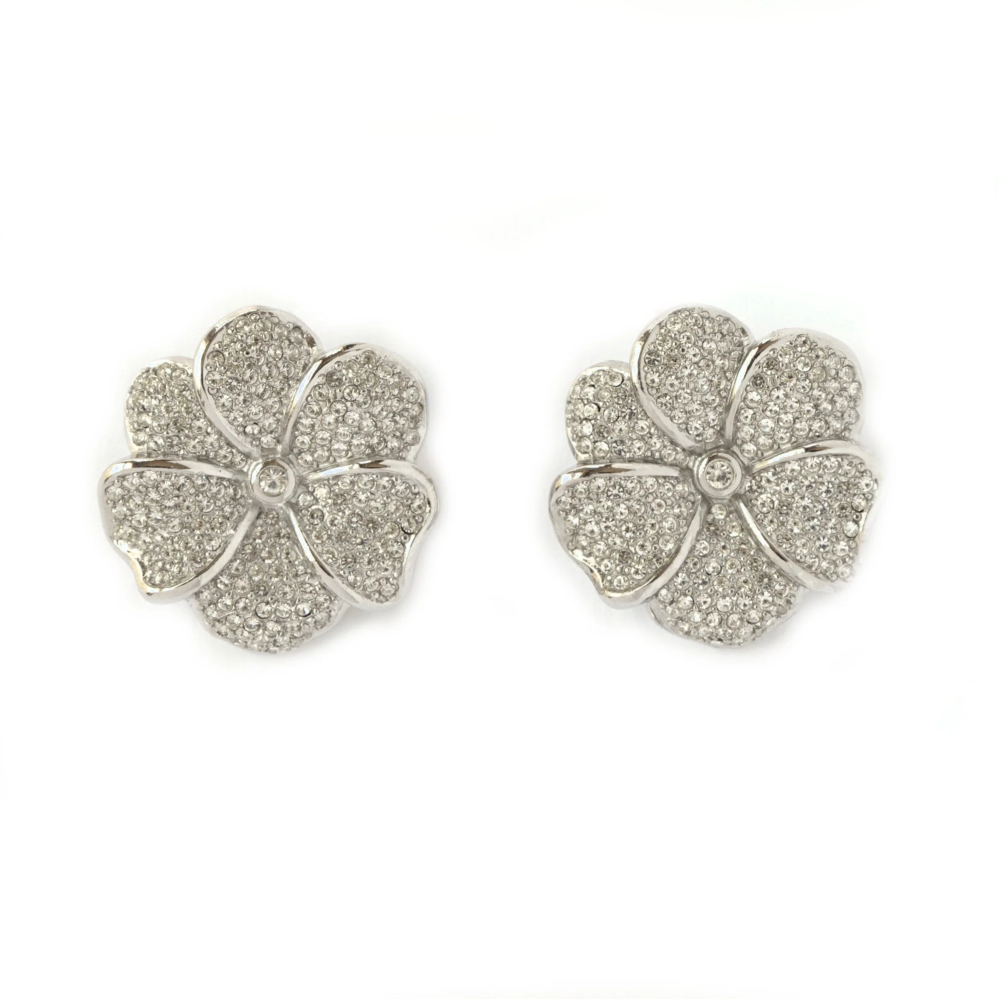 dior flower earrings
