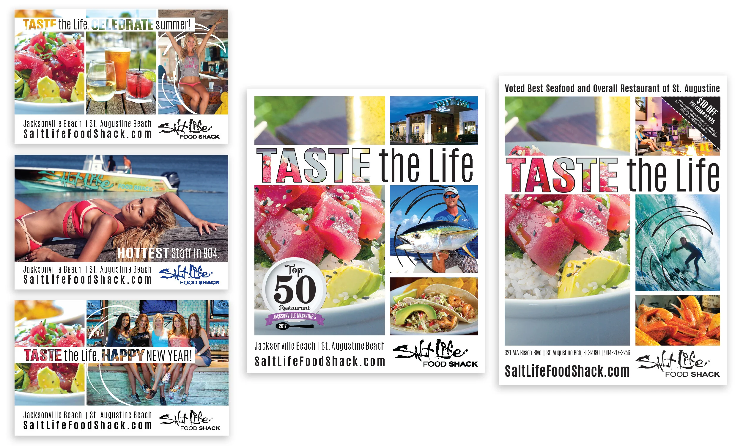 Salt Life Food Shack Print Ads