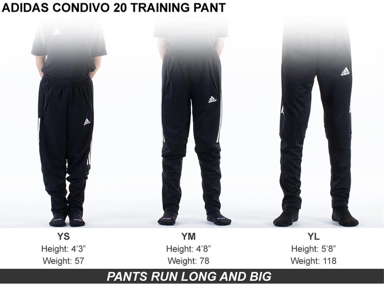 Adidas Youth Training Pants Sizes