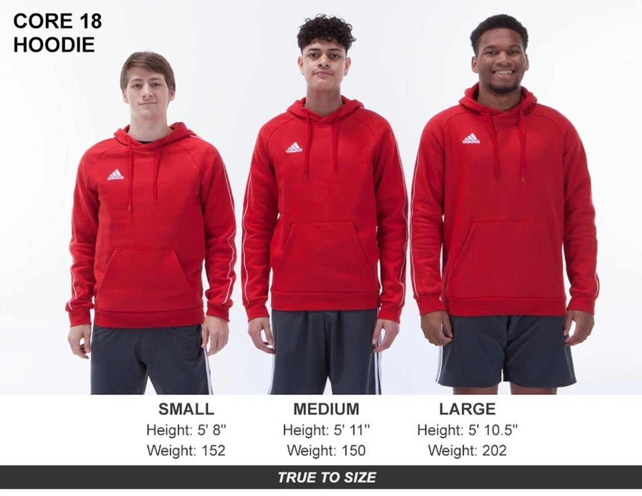 Adidas Mens Hoodie Sizes