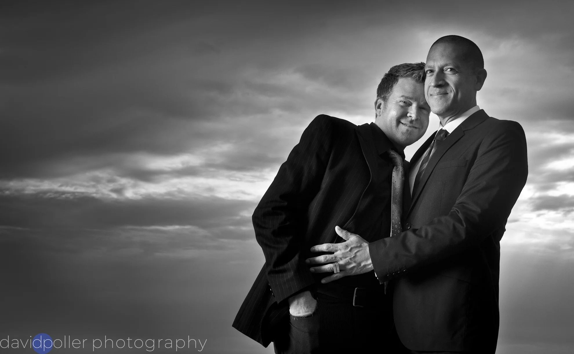 Couples portrait of Erik and Adrian