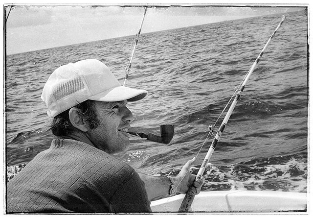 My old man and the sea. One of the first photos I ever took, 1979. Happy Father&rsquo;s Day.