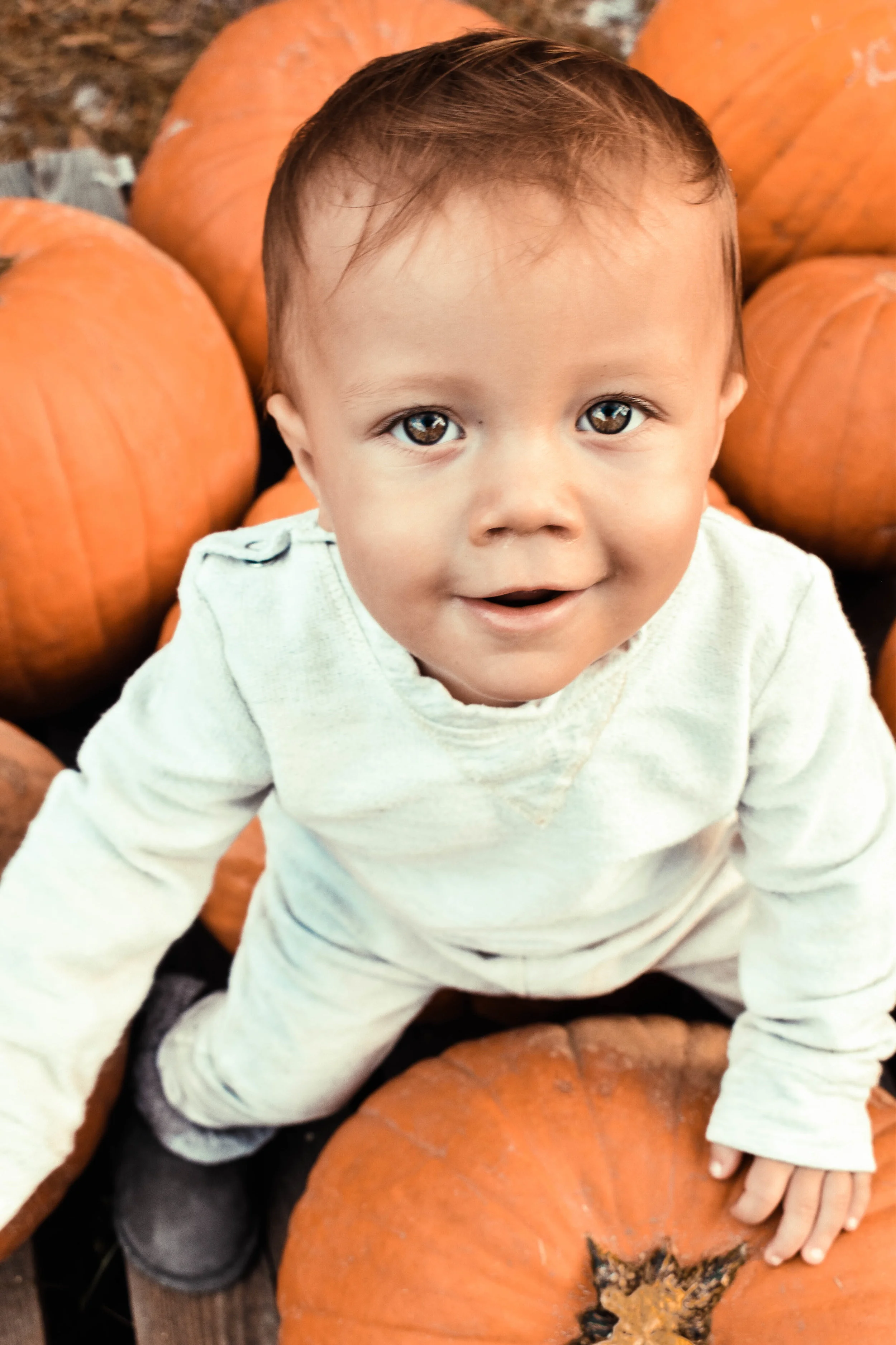 it is nottt easy to get him to look straight into the camera - especially with so much excitement all around. This is one of the only ones I got but I’m in love.