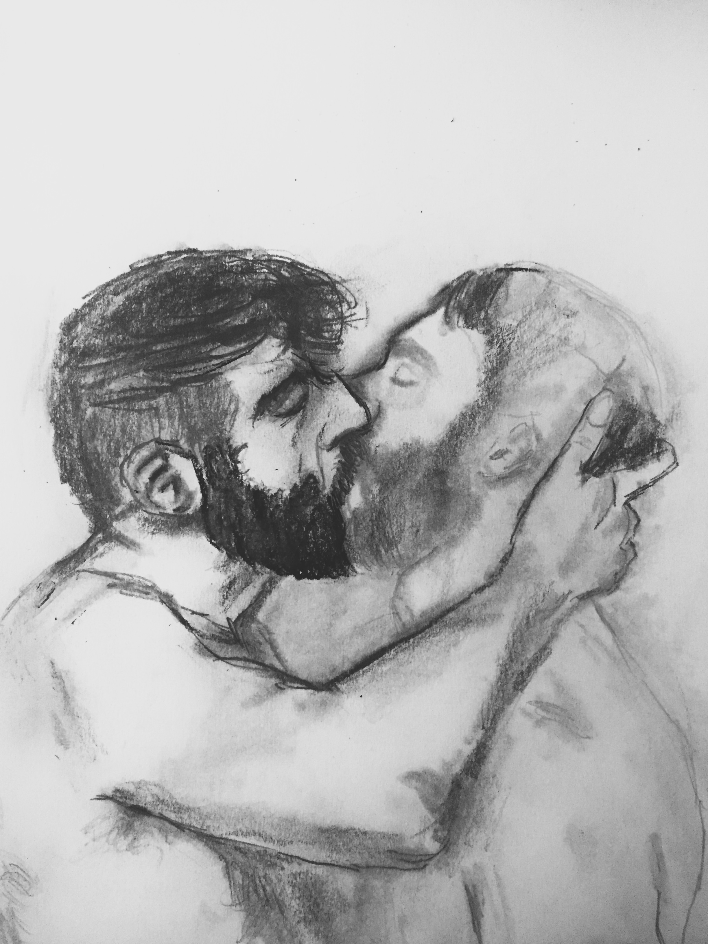 Kissing Him Back Here (Copy)