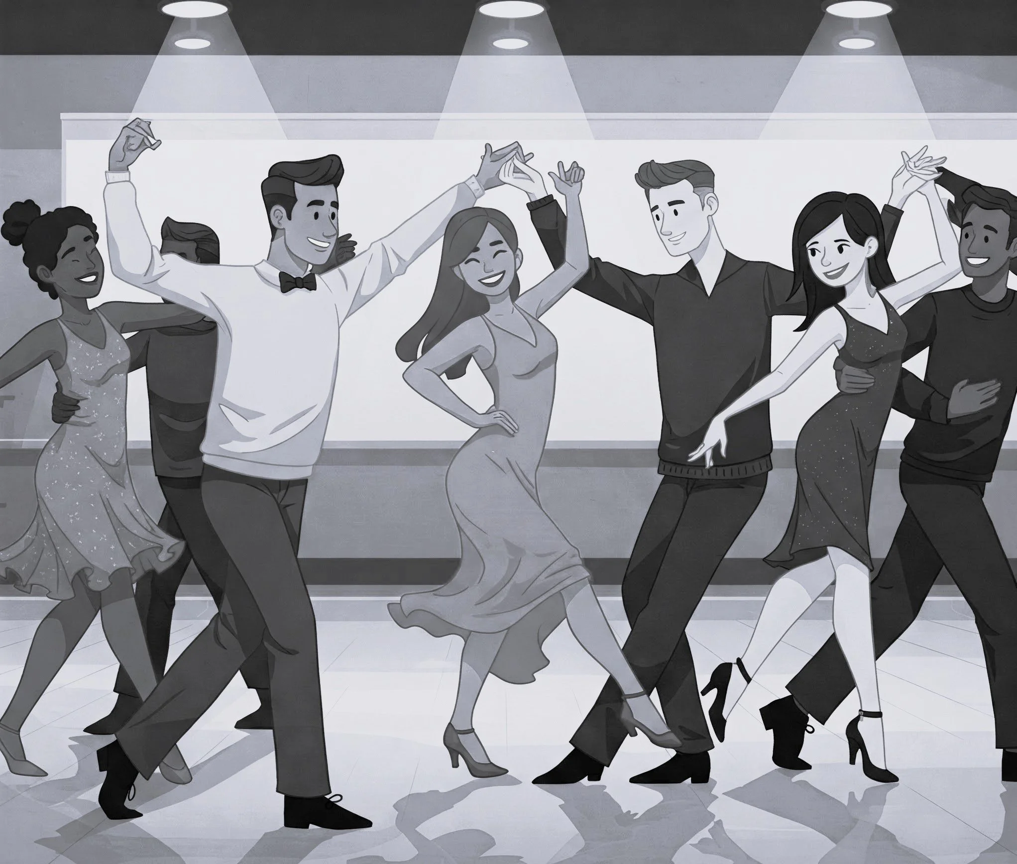 Group class and dance party