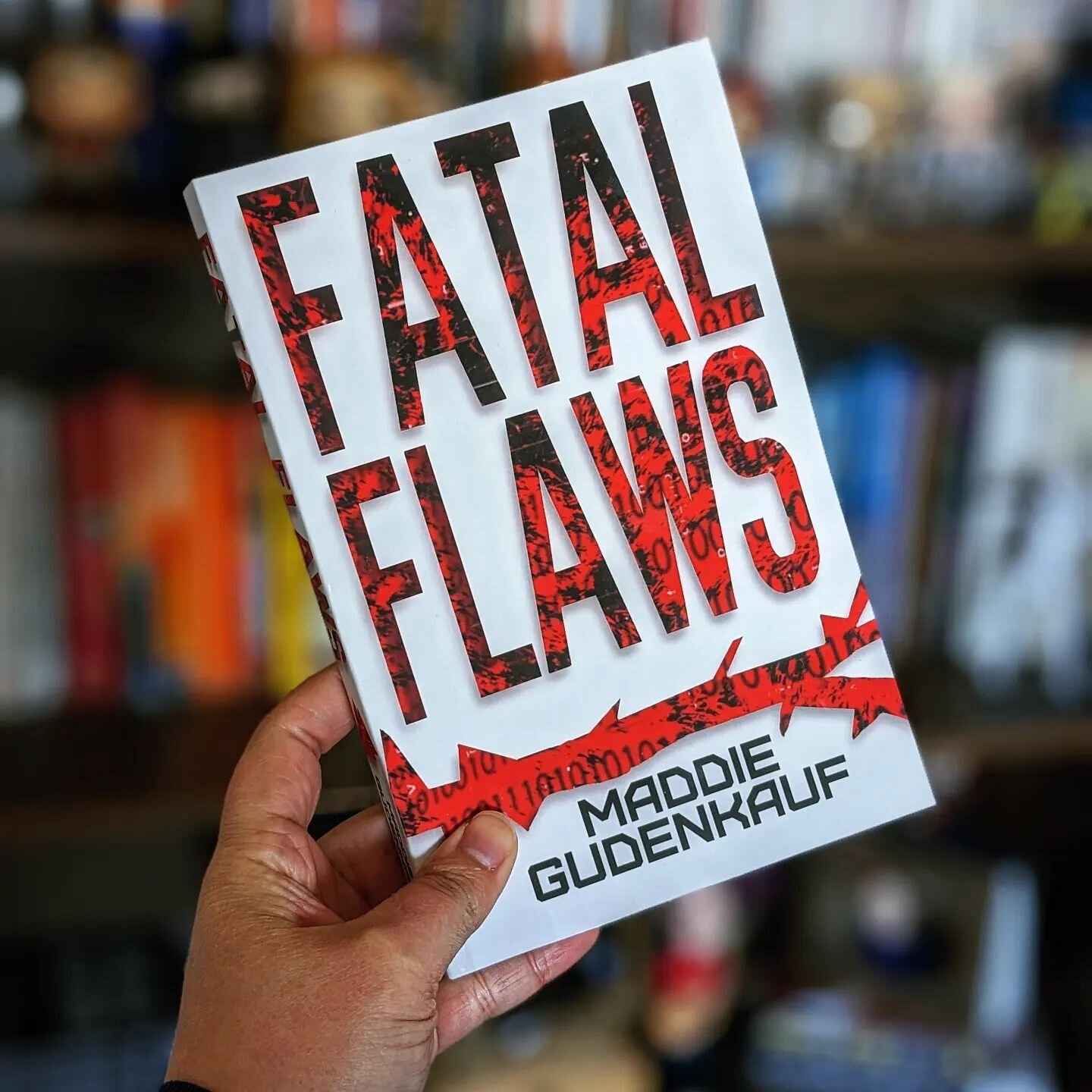 I am SUPER stoked to finally announce my next book FATAL FLAWS will be available for sale on May 9th, 2023!

It's an adult sci-fi that follows Ada Kakar, a programming major drop-out, as she's thrown into a fight she never asked for against an army o