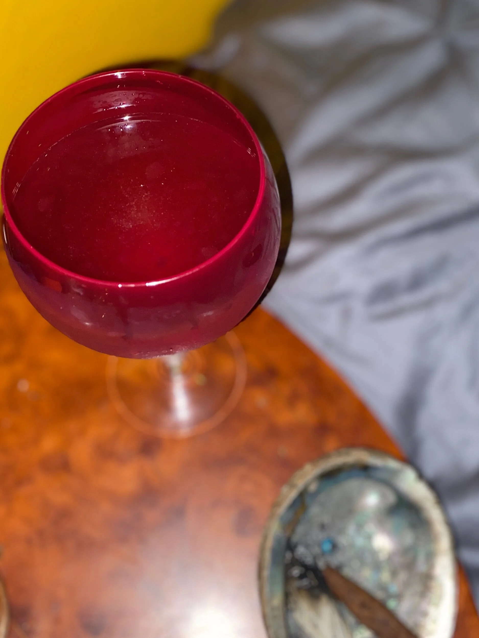 Add some of your favorite rosè. I personally love SHECAN. Add some nice tunes and relax.