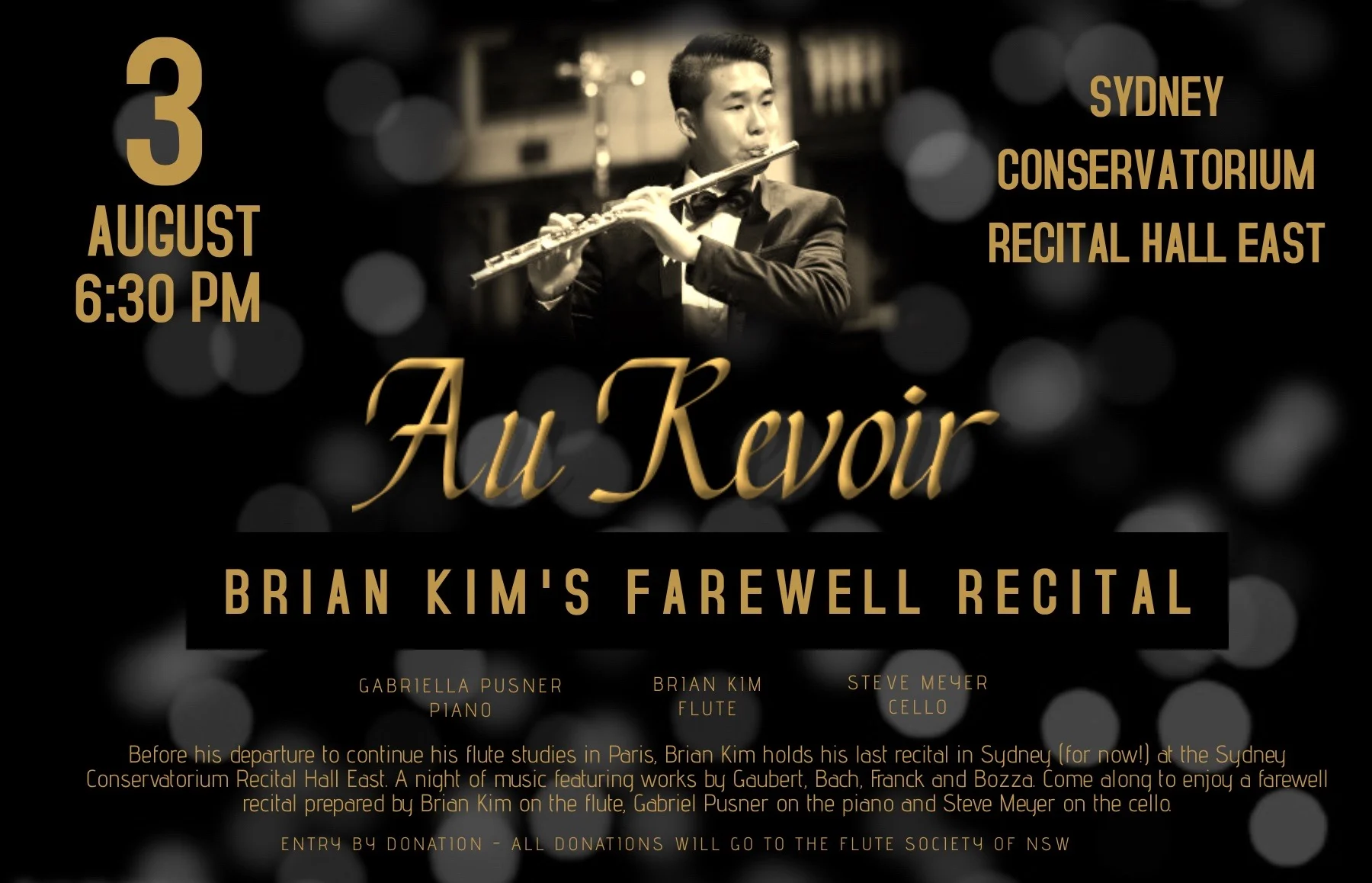 Au Revoir - Brian Kim’s Farewell Recital