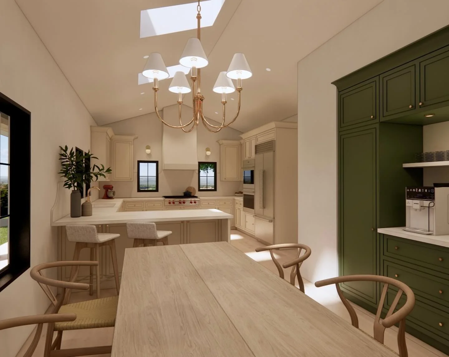 This kitchen has you saying &ldquo;Yes&rdquo; to that second cup of coffee in the morning ☕️😋