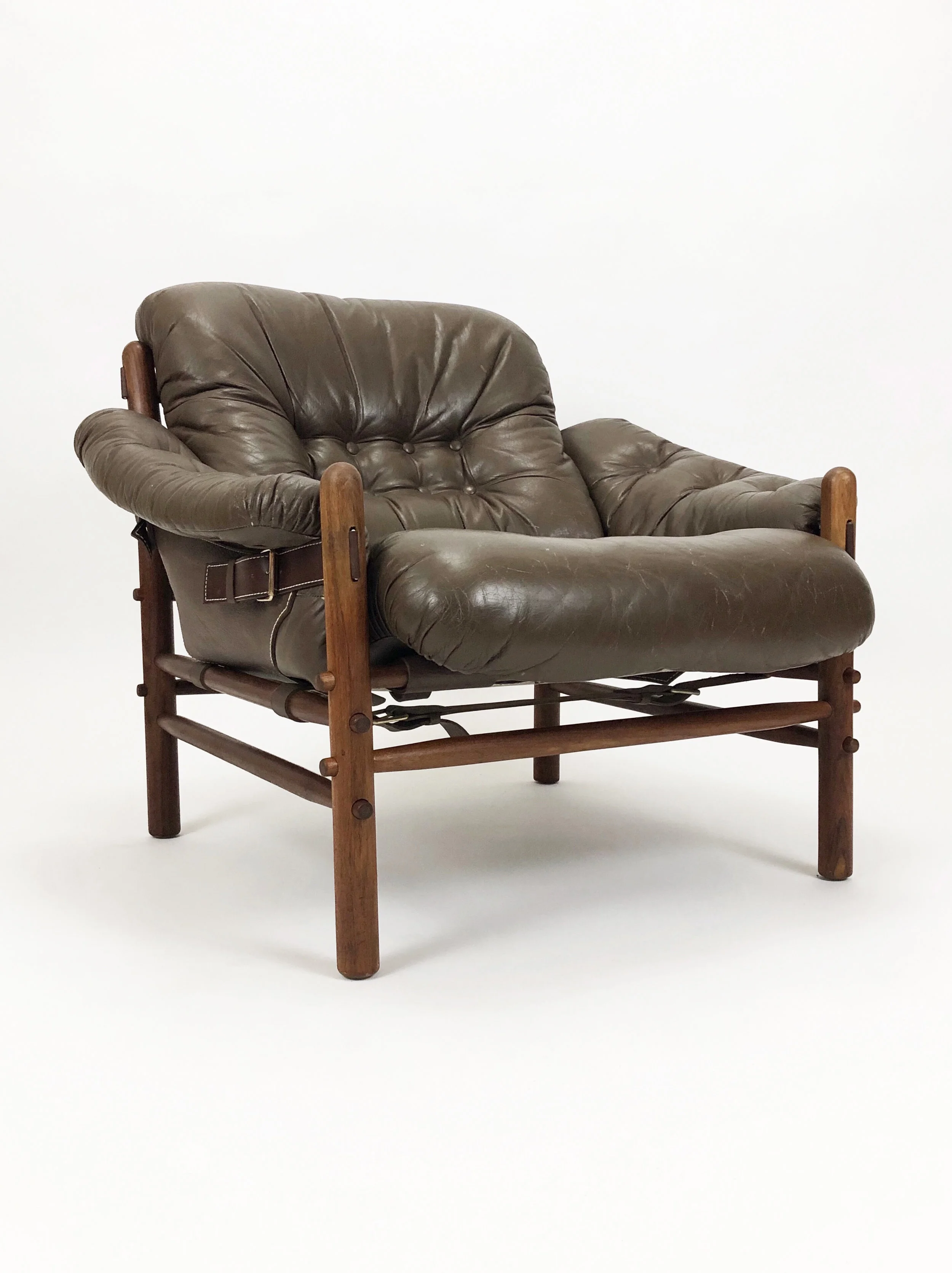 Arne Norell Rosewood Lounge Chair