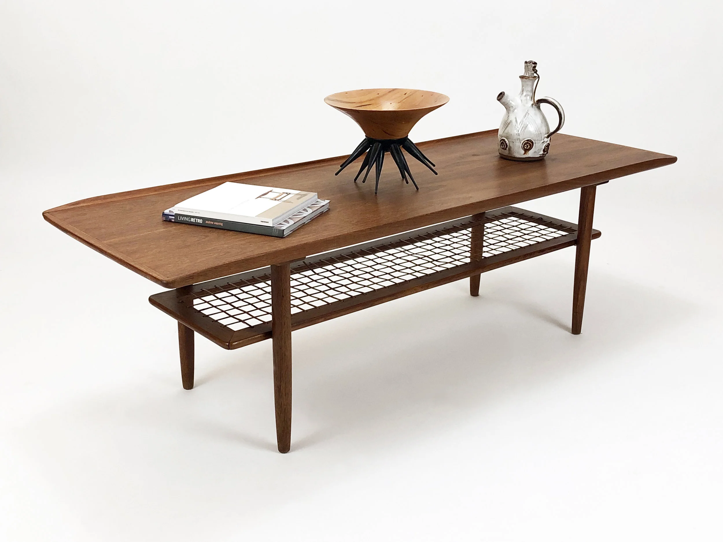 Teak and Cane Surfboard Coffee Table 01.jpg