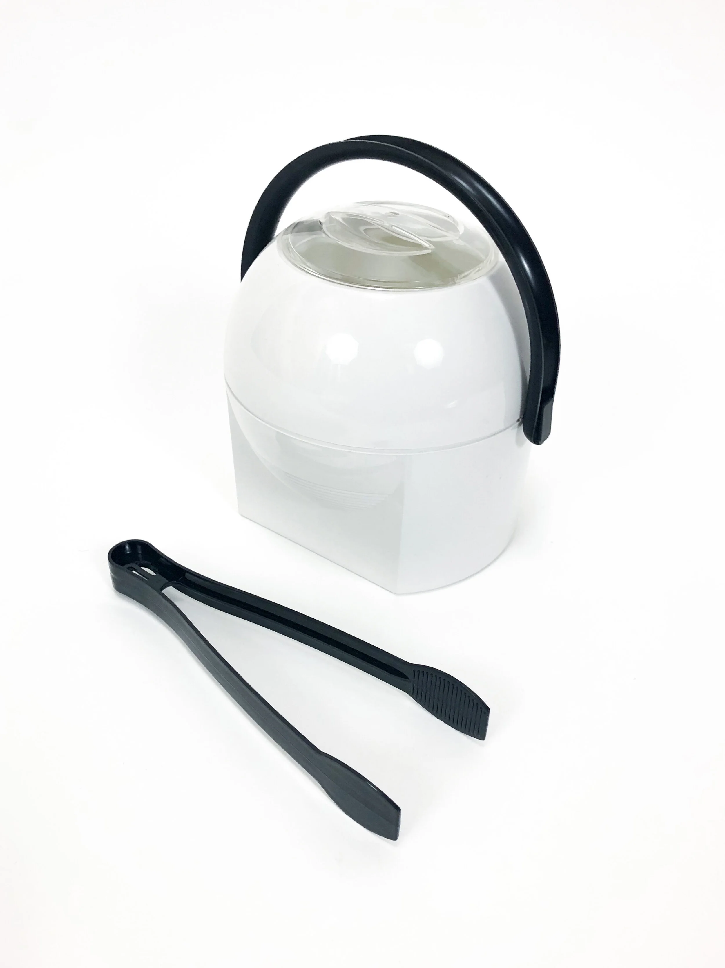 Italian Plastic Ice Bucket and Tongs 02.JPG