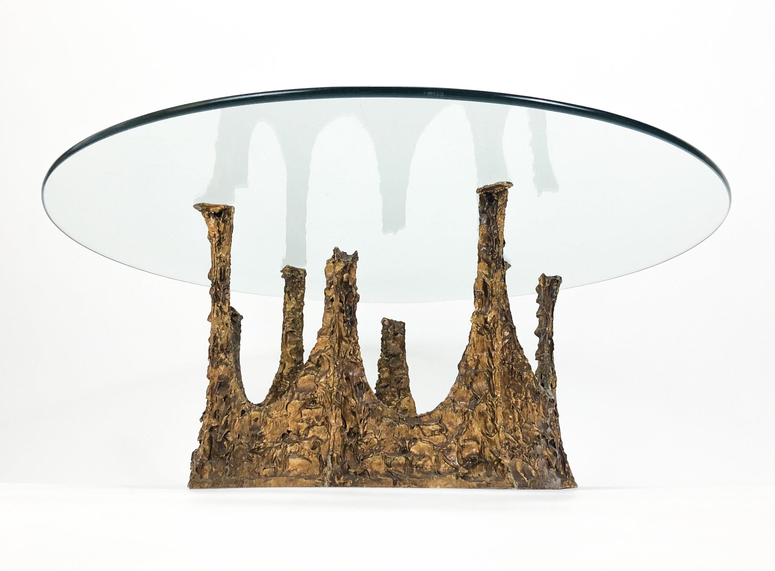 Brutalist Resin and Steel Coffee Table 01.JPEG