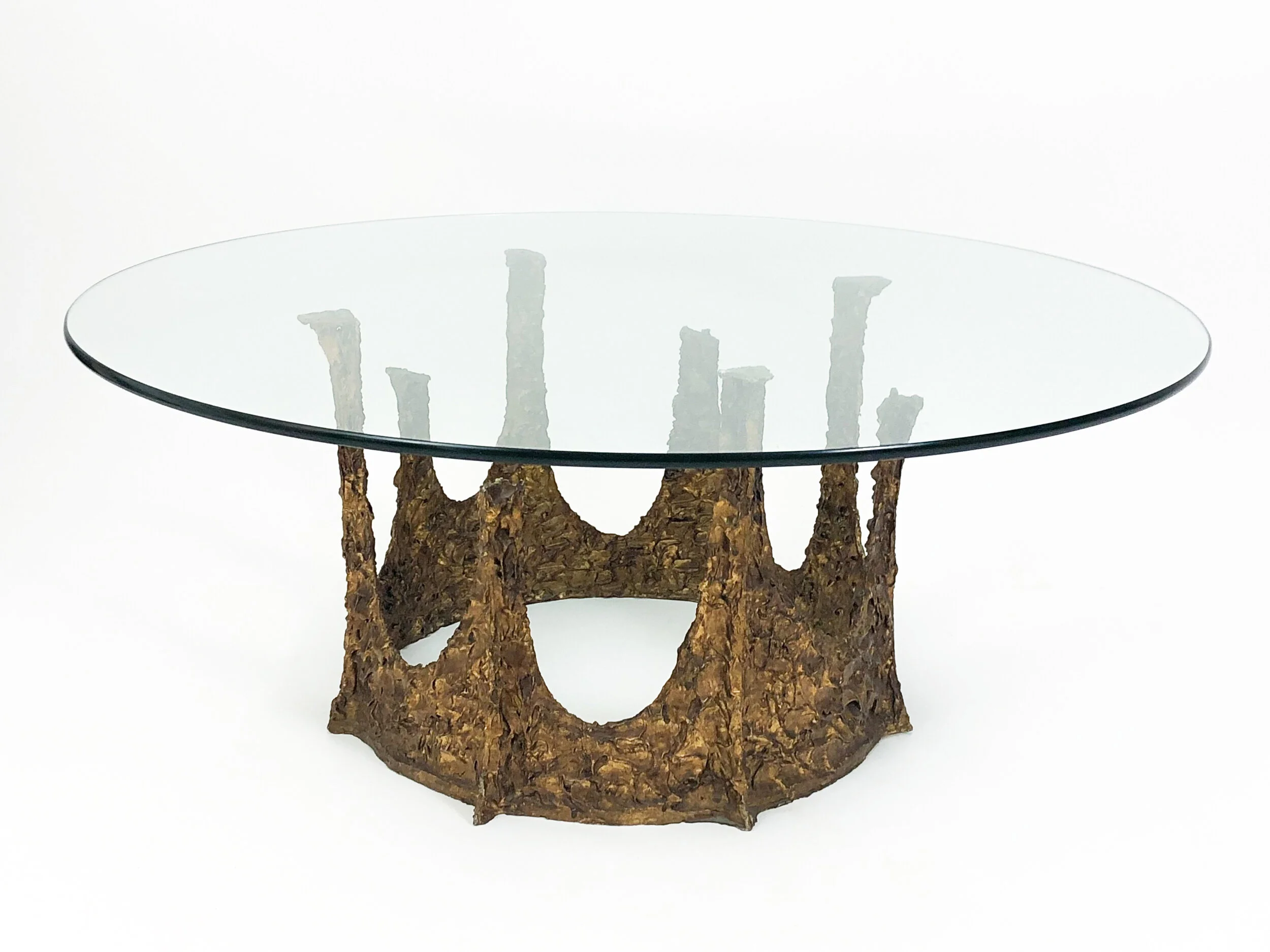 Brutalist Resin and Steel Coffee Table 04.JPEG