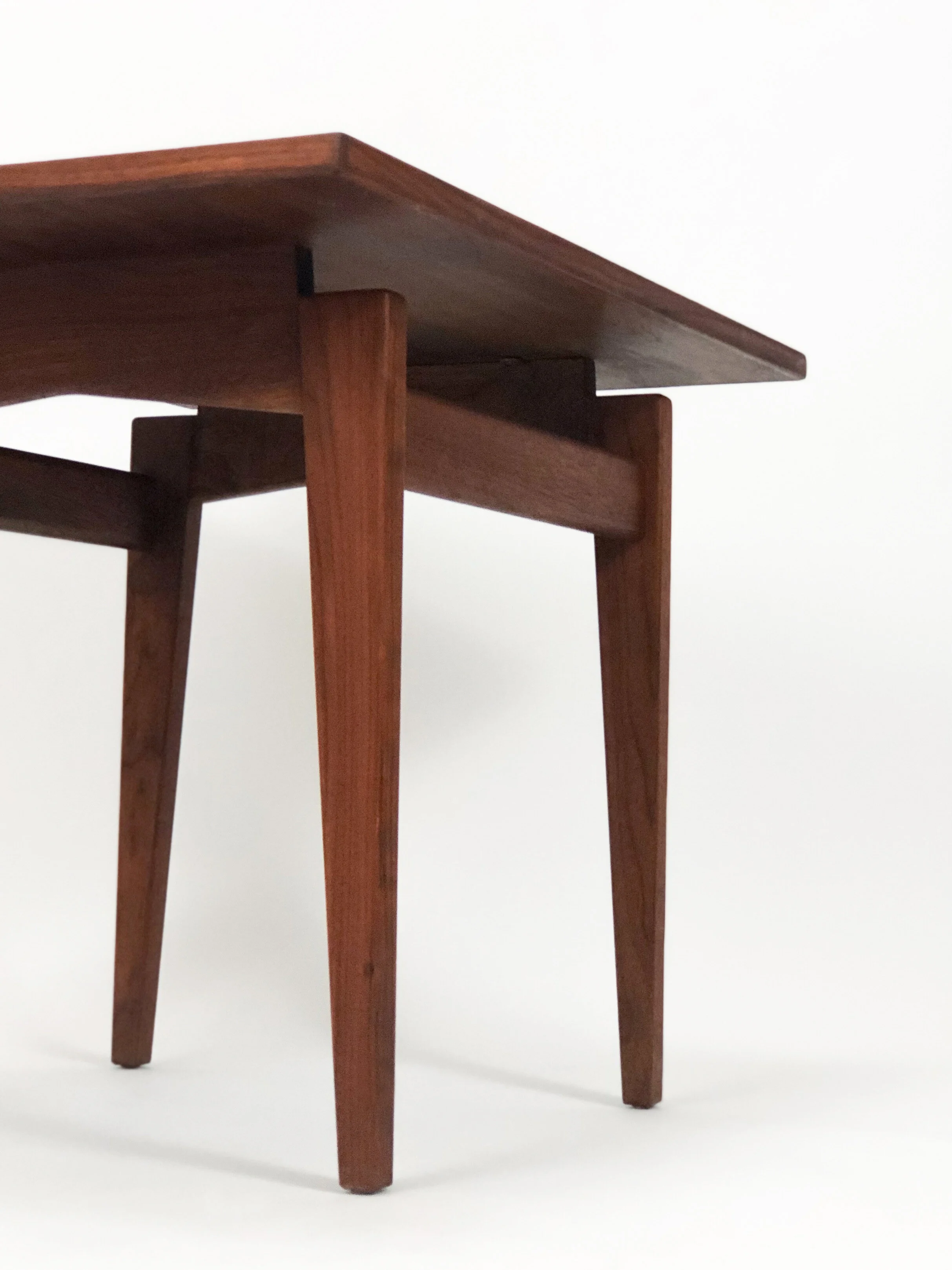 Jens Risom Walnut Side Table 10.JPG
