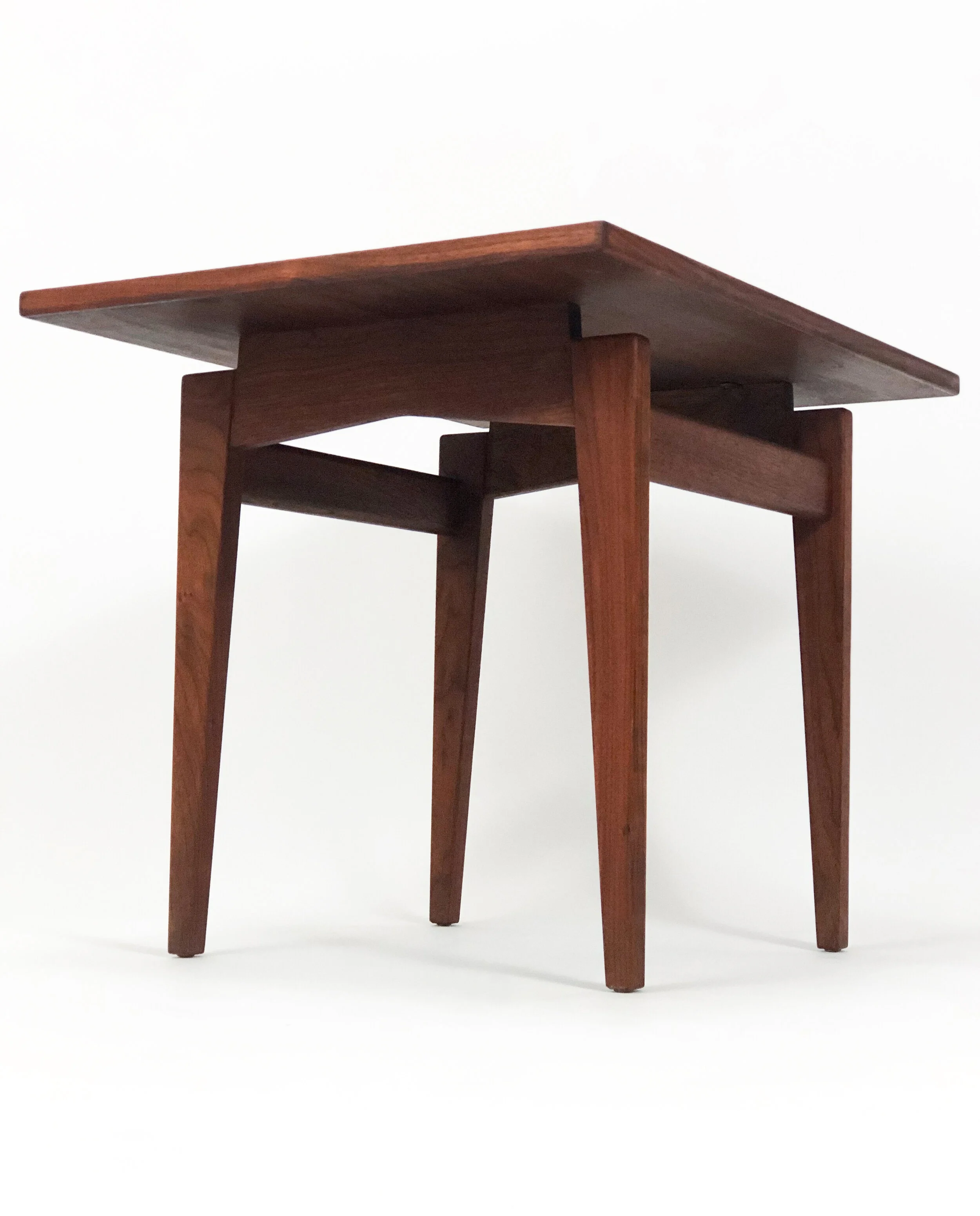 Jens Risom Walnut Side Table 12.JPG