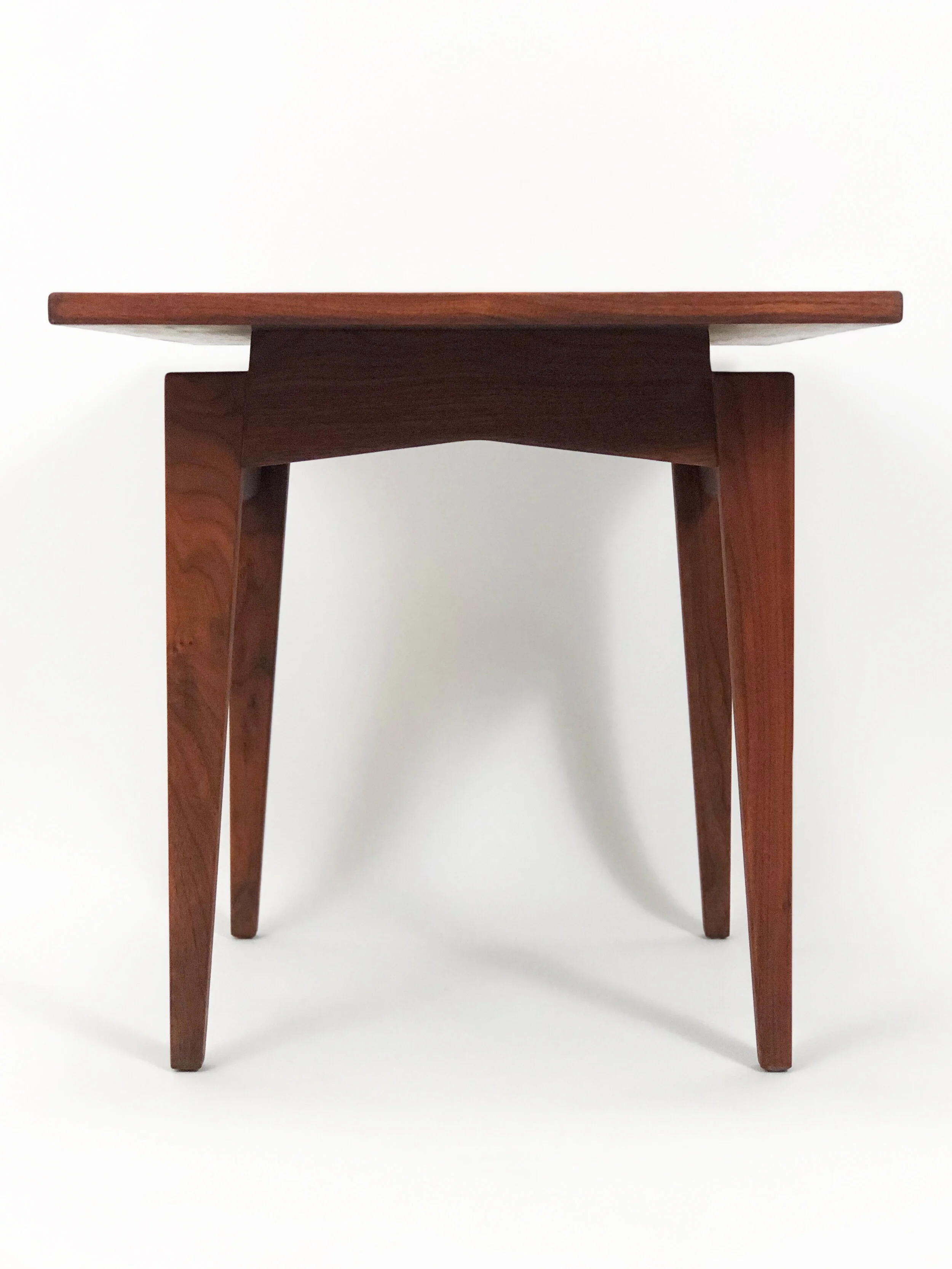 Jens Risom Walnut Side Table 11.JPG