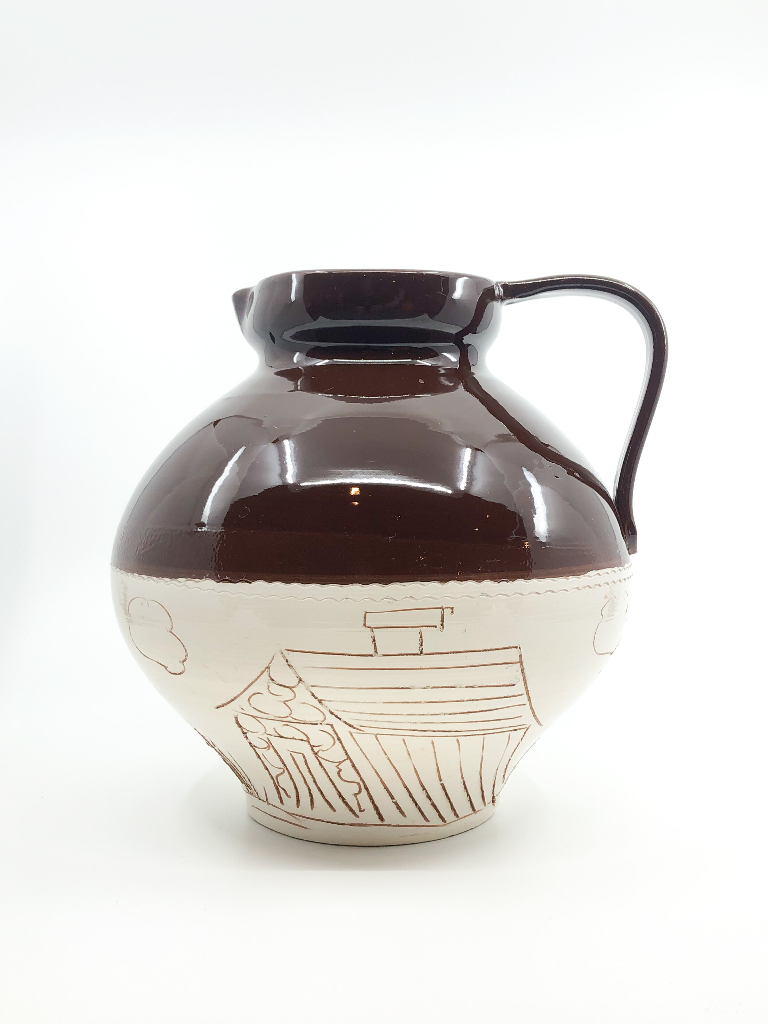 Italian Ceramic Pitcher 