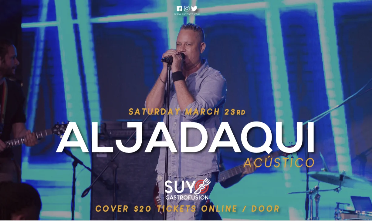 Enjoy an amazing night with the best acoustic selection by Aljadaqui