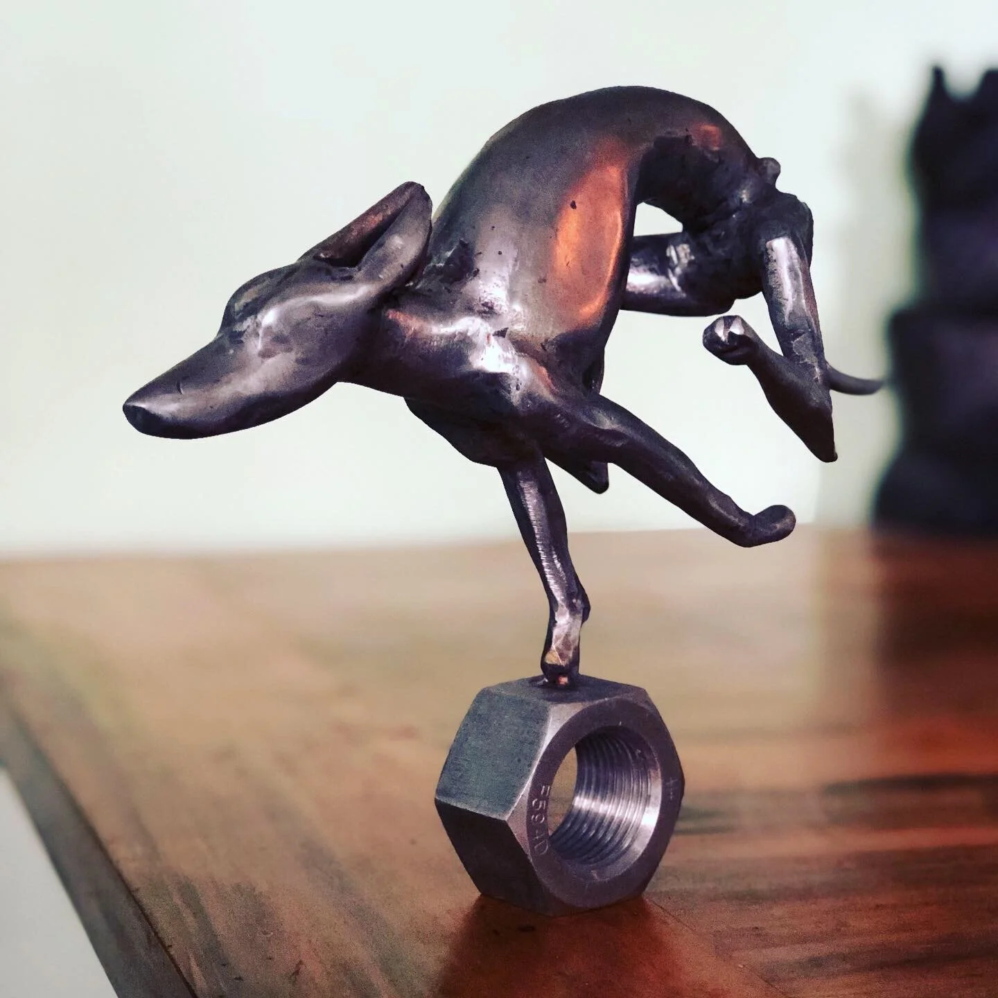  WHIPPET  A welded stainless steel whippet. 