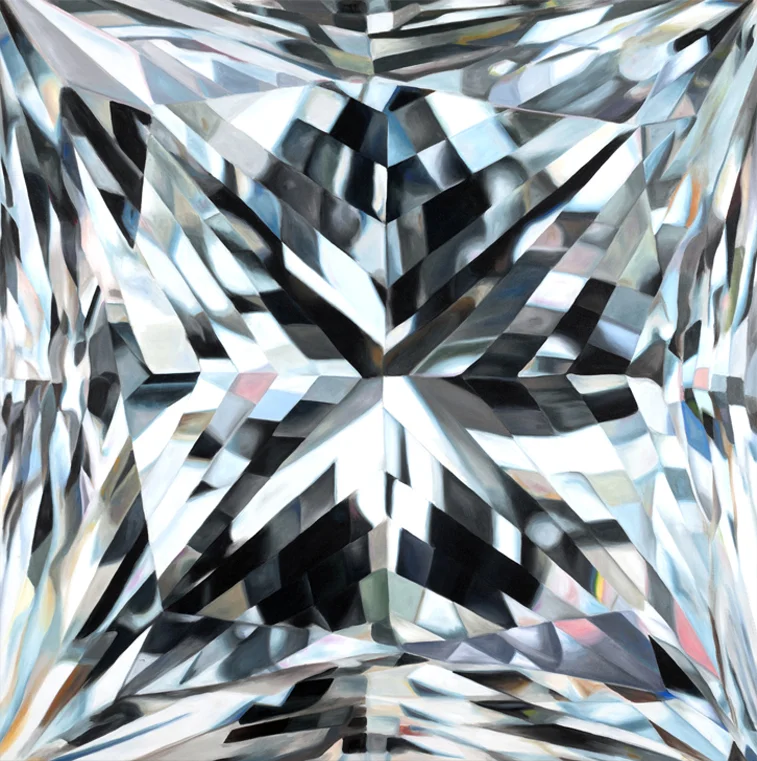105 CARATS • Acrylic on canvas • 60x60" • 2012