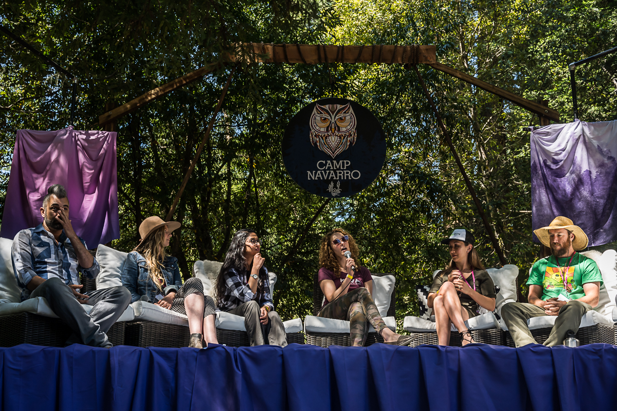 Monica Gray and other panel members at the 2019 Meadowlands Cannabis Event