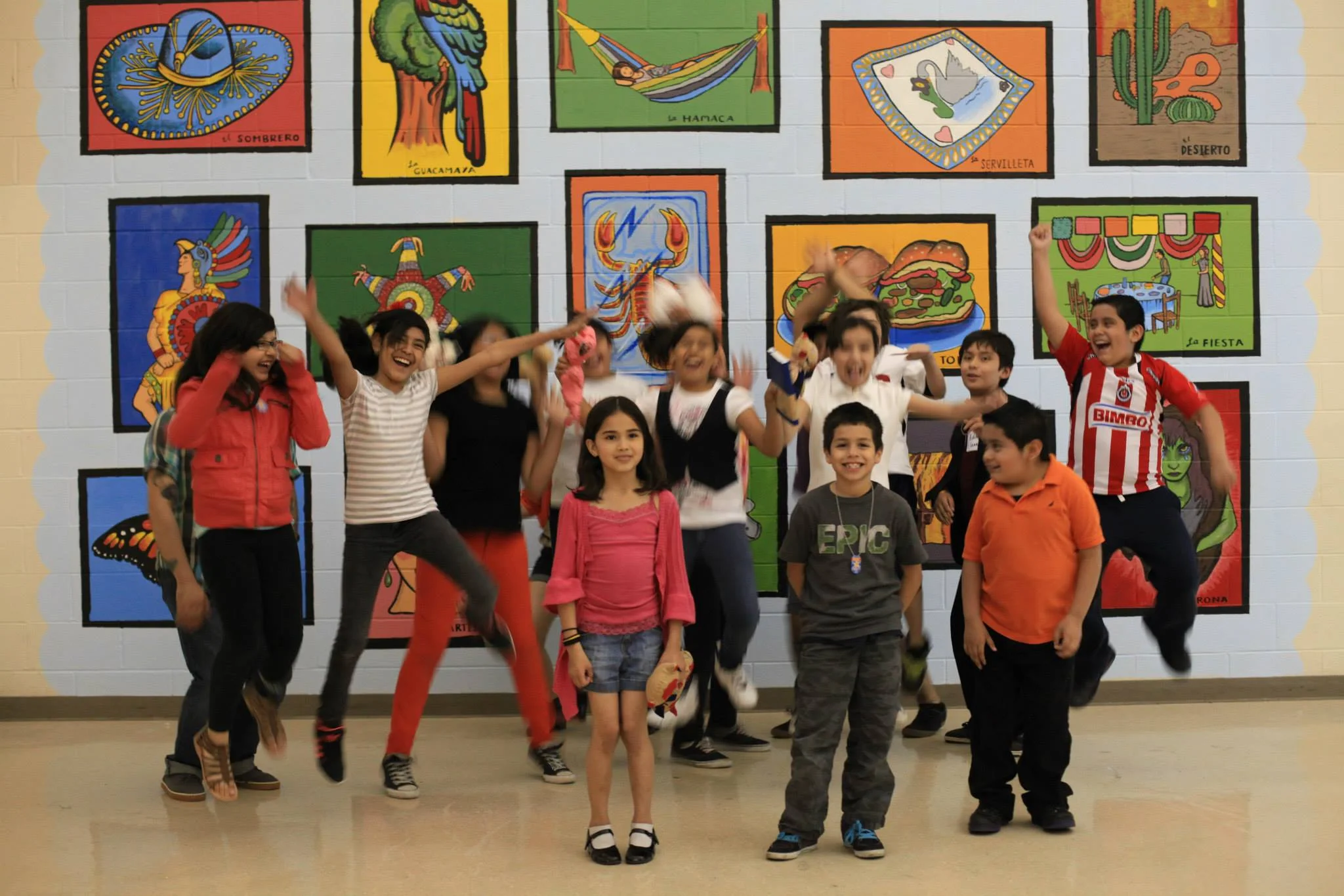 Celebrating our final mural! Photo Courtesy by Yollocalli Arts Reach