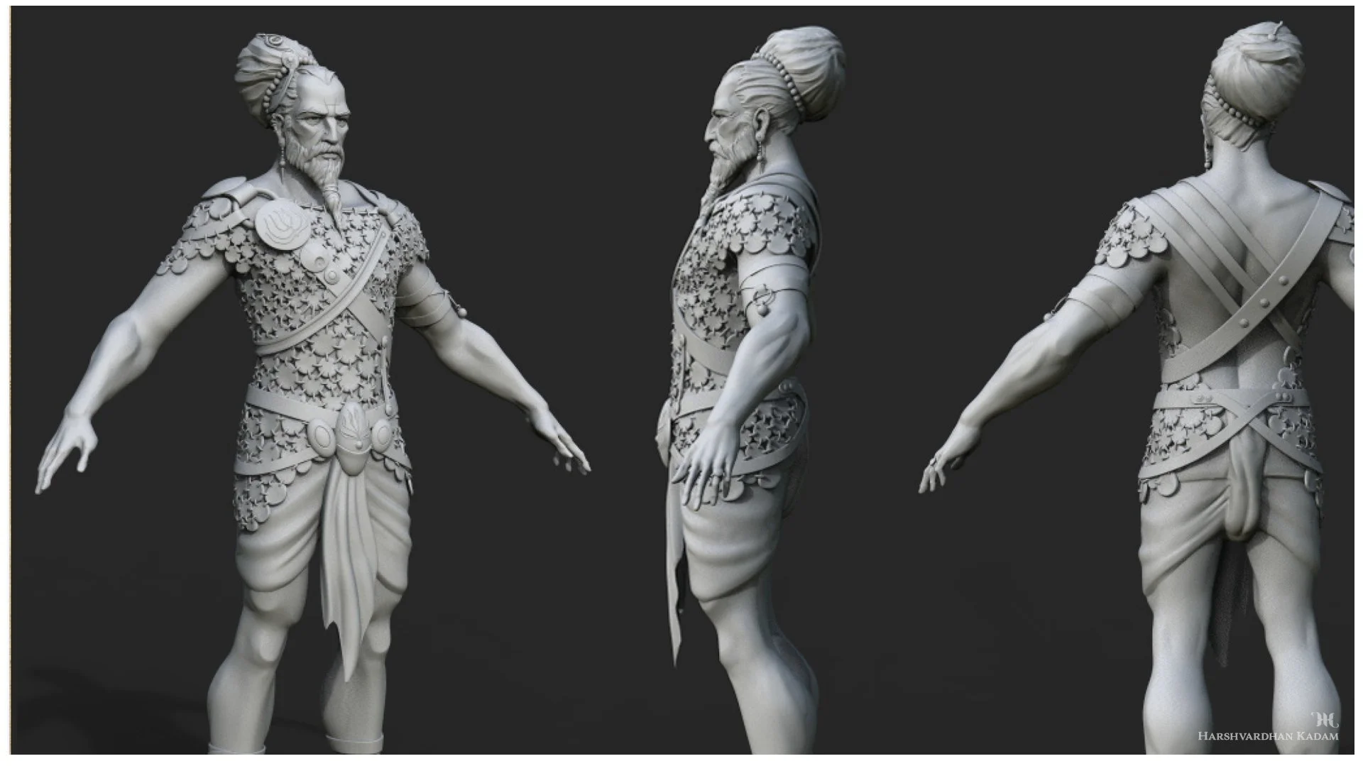 Mahabharat Abhimanyu Dronacharya Chain Armour Chakravyuha Concept Art.jpg