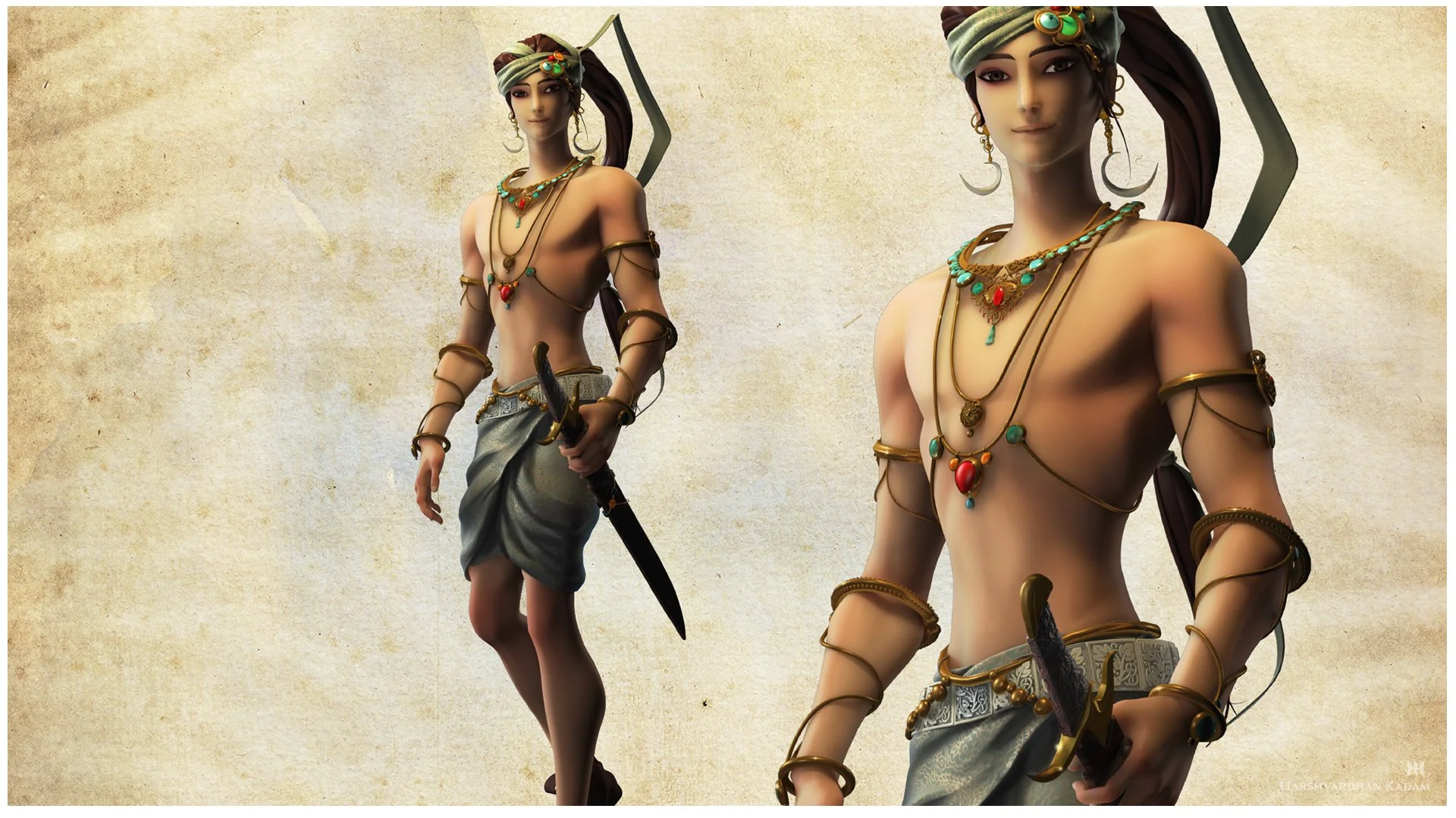 Mahabharat Abhimanyu Prince Chakravyuha Concept Art.jpg