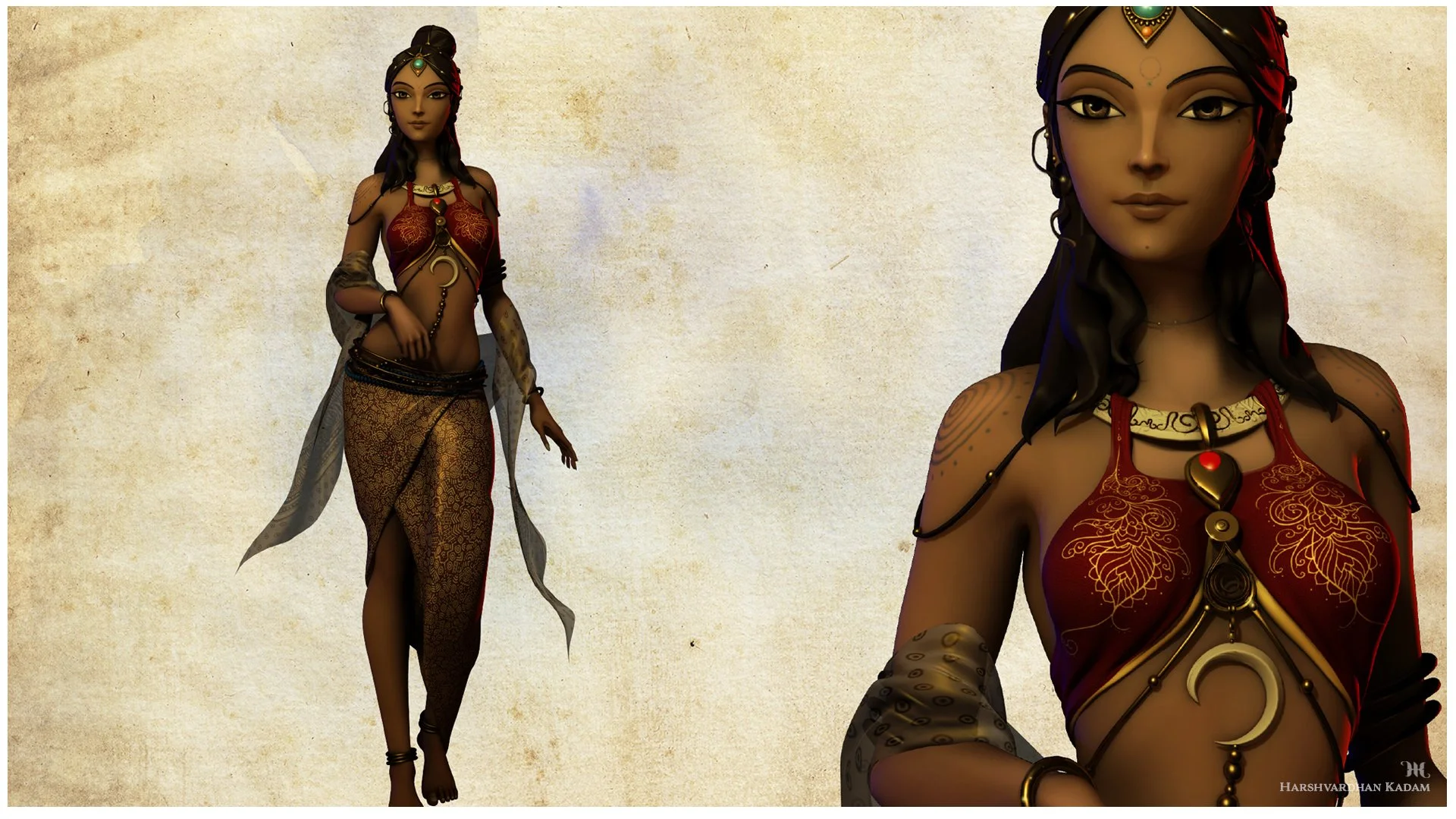 Mahabharat Abhimanyu Uttara Chakravyuha Concept Art.jpg