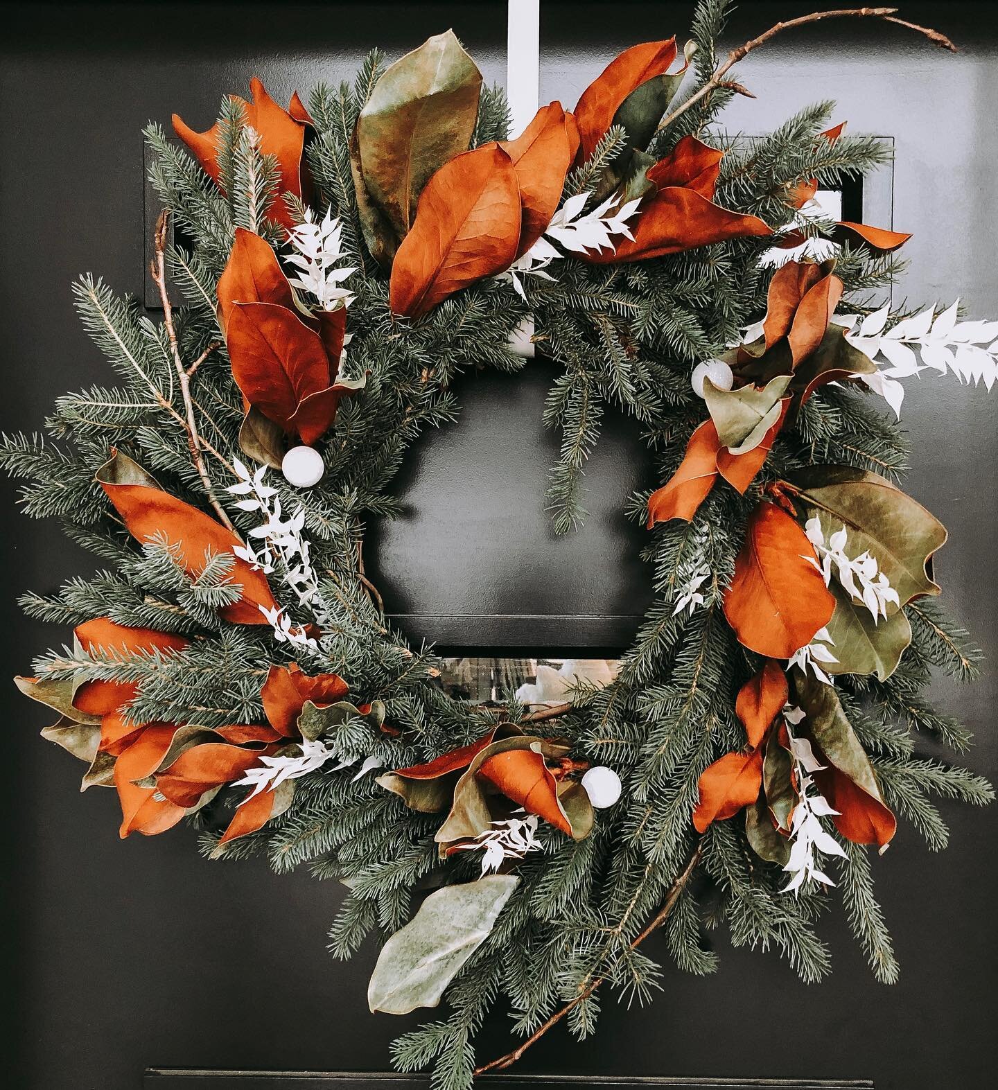 Holiday wreaths and garlands are live on our website for pre-order now! There are several style options and you can pick your ornament color palette if you choose to have them. These will be available for pre-order until Friday and then whatever is l