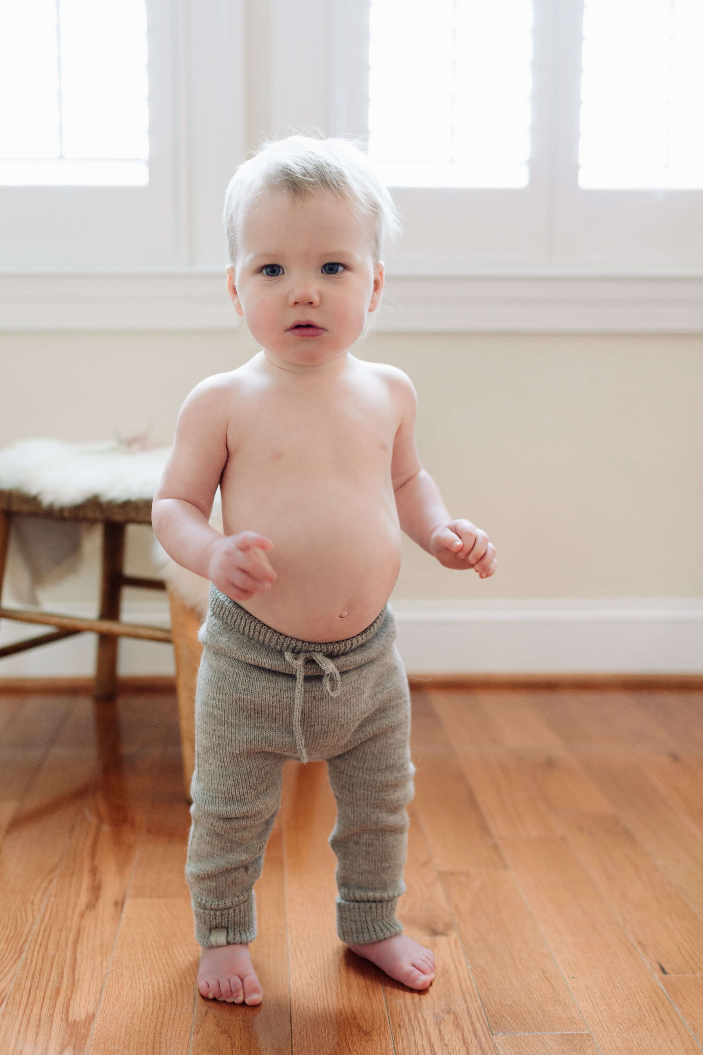 BIO BABY ALPACA PANTS GREY