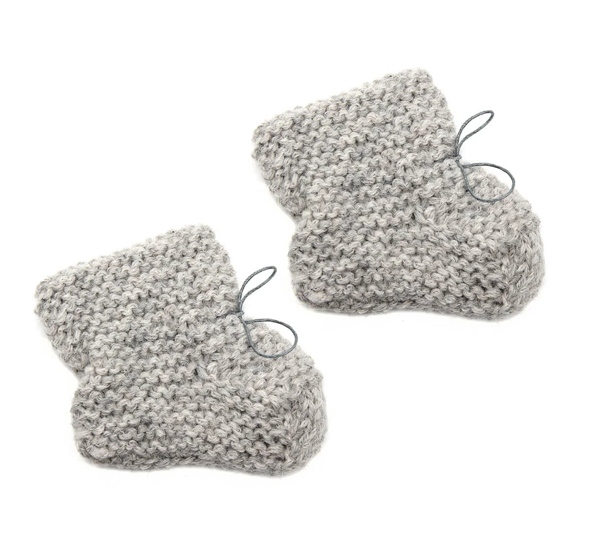 BABY ALPACA SLIPPERS GREY PETIT KOLIBRI