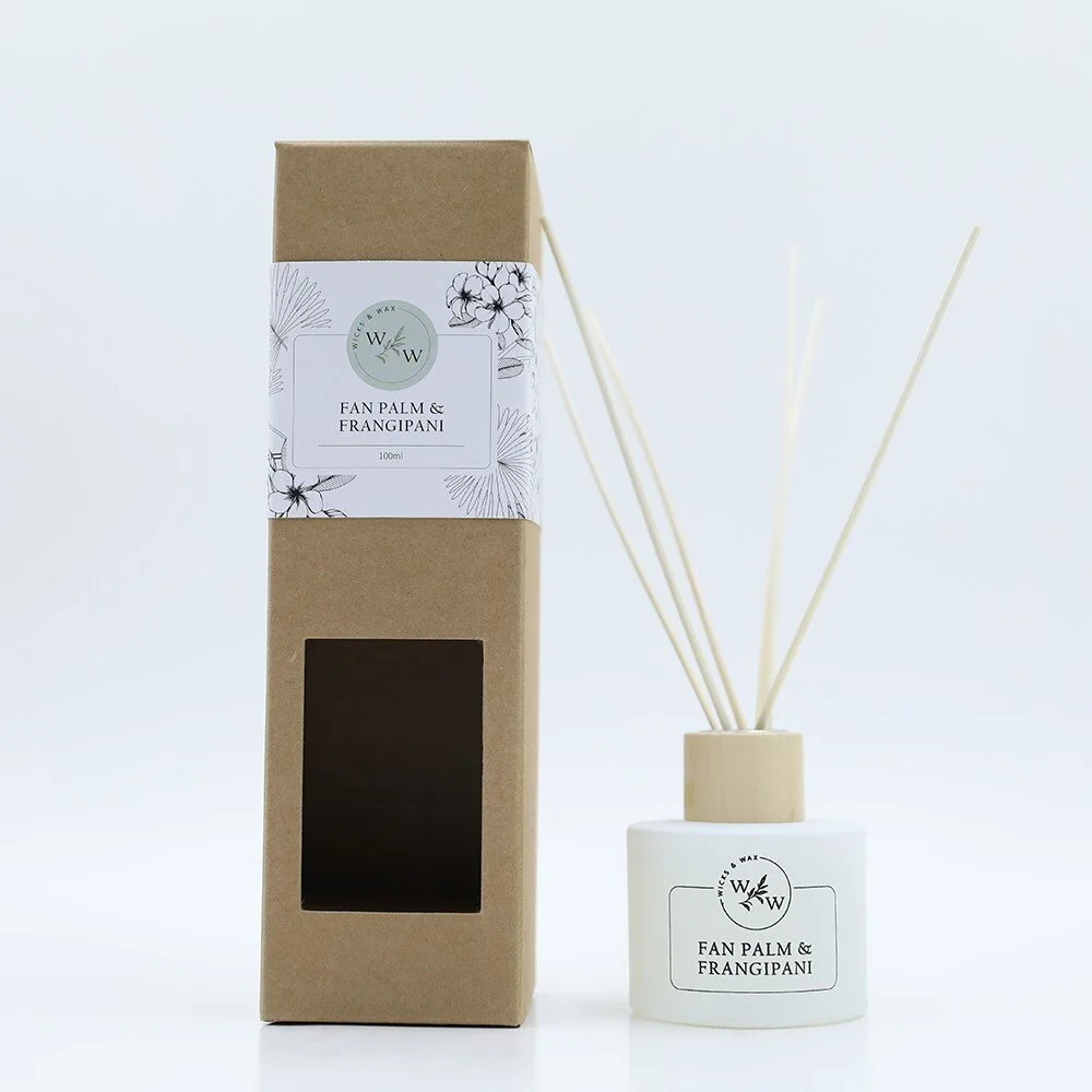 IMAGINE THE NATURE 100ML DIFFUSER - FAN PALM &amp; FRANGIPANI