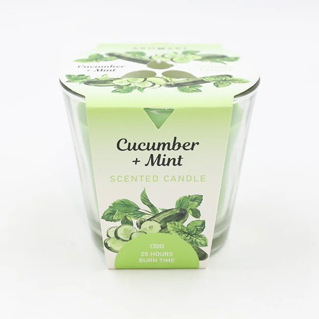 TROPICAL JAR CANDLE - CUCUMBER &amp; MINT