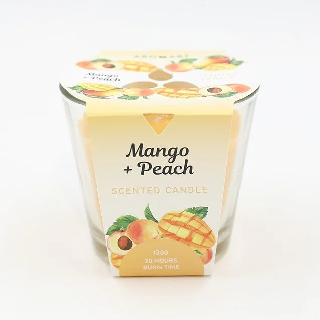 TROPICAL JAR CANDLE - MANGO &amp; PEACH