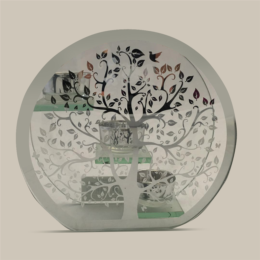 TREE OF LIFE TRIPLE TEALIGHT HOLDER