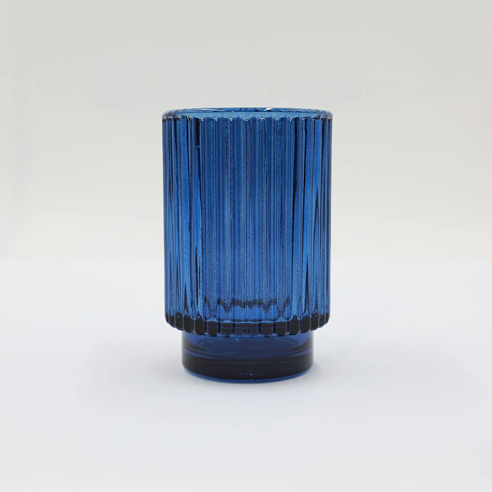 D8.8X15CMH COLORED GLASS HOLDER- BLUE