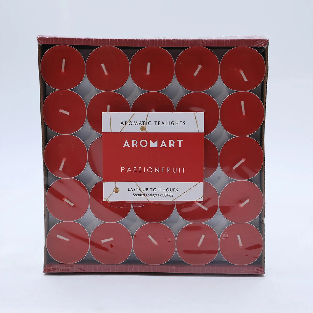 AROMART 50 Pack Tealight (PASSIONFRUIT) 