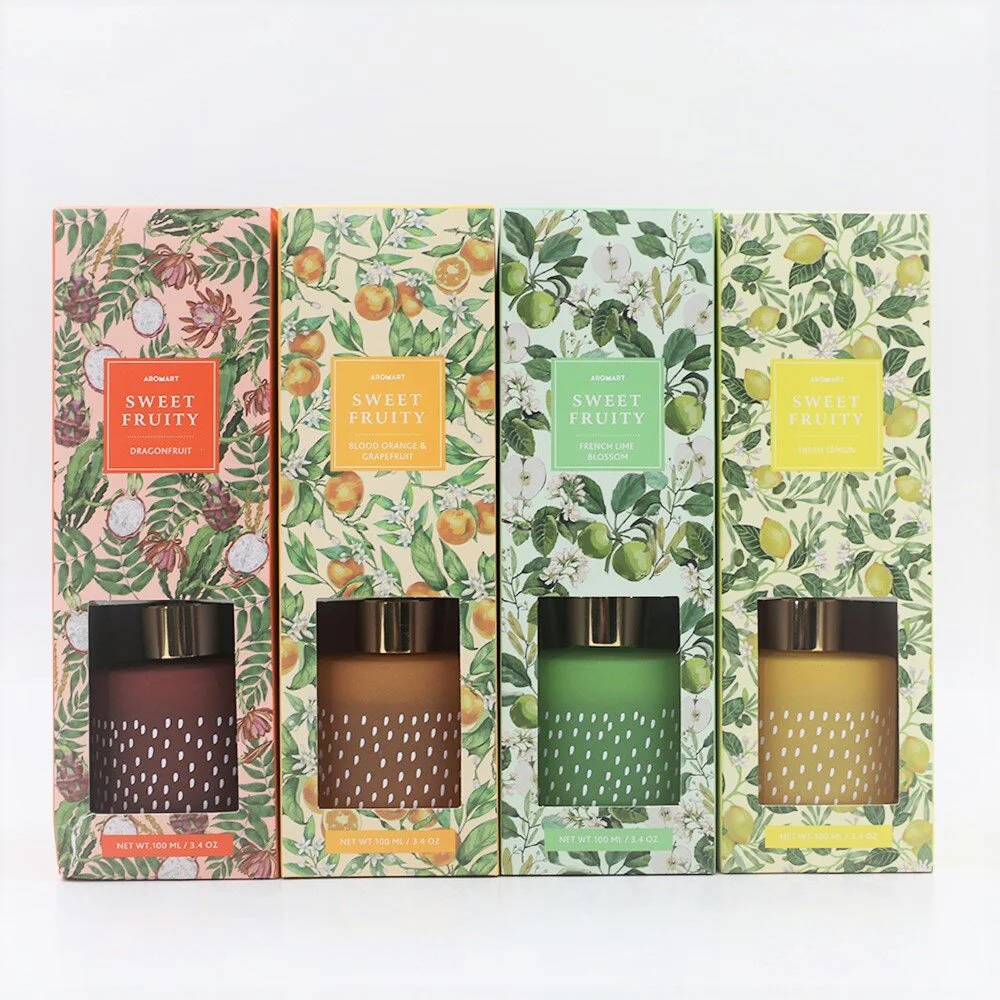 AROMART 100ML SWEET &amp; FRUITY DIFFUSER -  4 ASSORTED