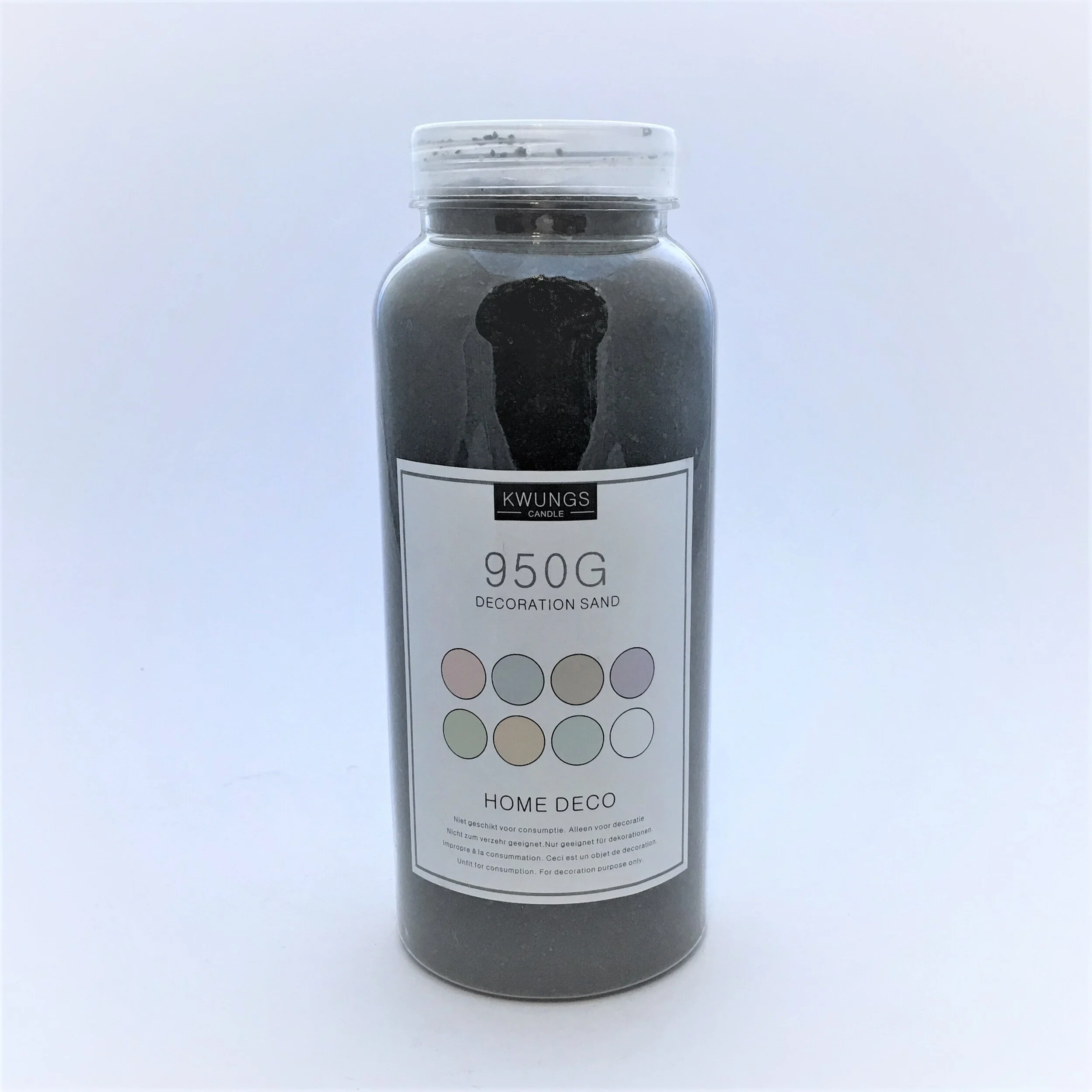 950G COLOR SAND DECORATION - BLACK