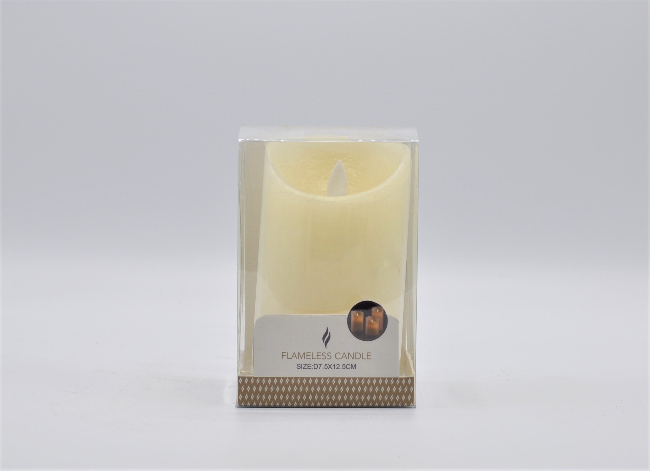 7.5X13CM FLICKERING LED CANDLE 