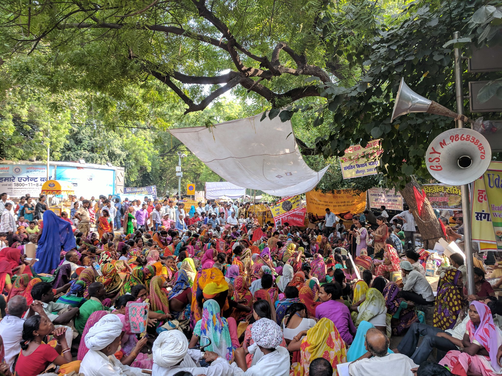 Workers demand fair wages, rights, accountability, not biometrics collection.jpg